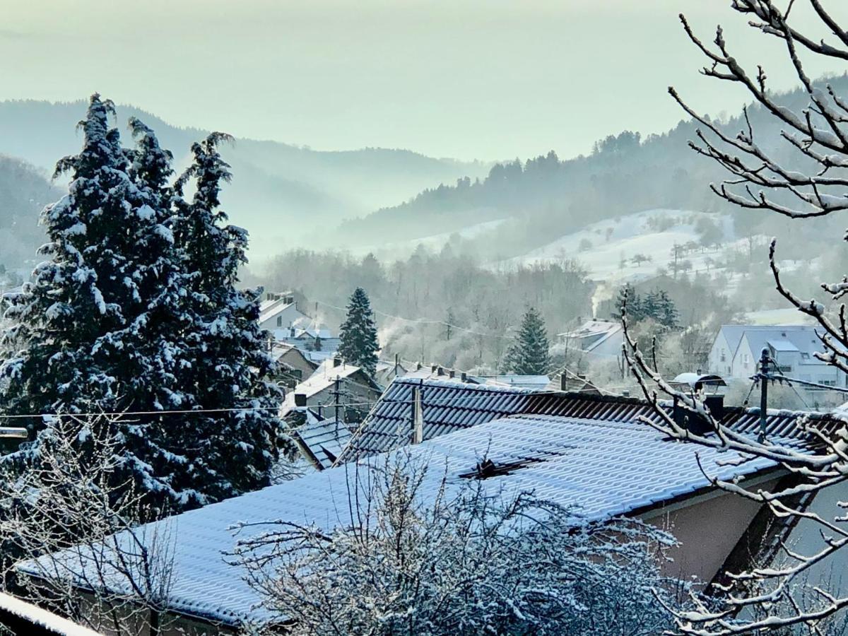 Bambus Wohnung Murrhardt Bagian luar foto